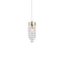 Lustre Pendente Blumenau Cristal Light Dourado G9 Bivolt