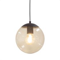 Lustre Pendente Blumenau Globb E27 Bivolt âmbar Lustre Pendente Blumenau Globb E27 Bivolt âmbar