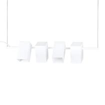 Lustre Pendente Blumenau Kina Light G9 Bivolt Branco Fosco Lustre Pendente Blumenau Kina Light G9 Bivolt Branco Fosco