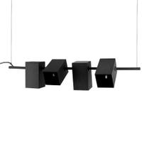 Lustre Pendente Blumenau Kina Light G9 Bivolt Preto Lustre Pendente Blumenau Kina Light G9 Bivolt Preto