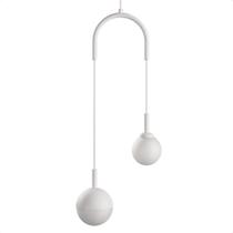 Lustre Pendente Blumenau Macadâmia Duplo G9 Bivolt Lustre Pendente Blumenau Macadâmia Duplo G9 Bivolt