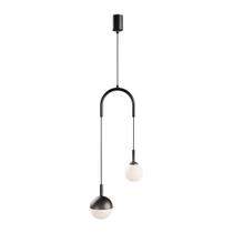 Lustre Pendente Blumenau Macadâmia Duplo G9 Bivolt