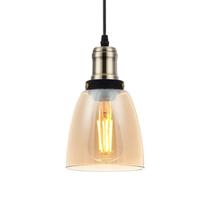 Lustre Pendente Blumenau Vintage Dome Âmbar E27 Bivolt Lustre Pendente Blumenau Vintage Dome Âmbar E27 Bivolt