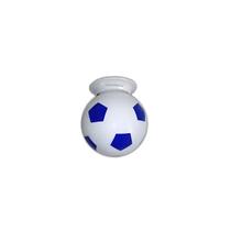Lustre Pendente Bola De Futebol 20x20 Azul