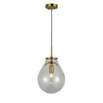 Lustre Pendente Caju Transparente Bulbo Max 40W Bella Iluminação Lustre Pendente Caju Transparente Bulbo Max 40W Bella Iluminação