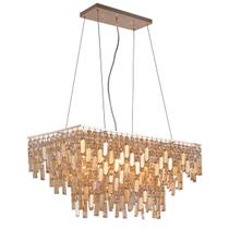 Lustre Pendente Cancun Retangular Champagne - Startec & Co