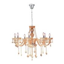 Lustre Pendente Candelabro Maria Tereza Nice 8 lâmpadas E14 Bivolt