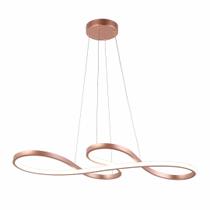 Lustre Pendente Cobre Unlimited LED Luminária Teto Moderno