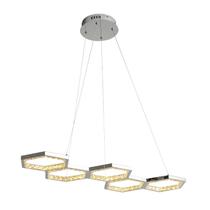 Lustre Pendente Colmeia 90x30cm 3000K 2700 Lúmens Bella Iluminação