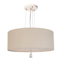 Lustre Pendente Com Cristal Cúpula Cáqui 40x15 2E27 4932