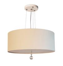 Lustre Pendente Com Cristal Cúpula Cru 40X15 2E27