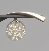 Lustre Pendente Com Globo Moderno Em Led 3 Em 1
