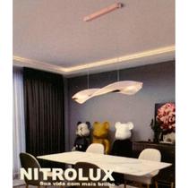Lustre Pendente com Led Moderno Sala/Jantar 25w 3000k Bivolt ACR009D