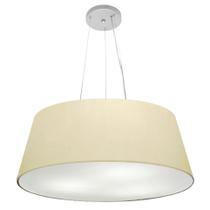 Lustre Pendente Cone Vivare Md-4002 Cúpula em Tecido 21/60x50cm - Bivolt