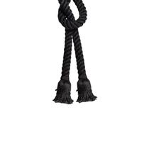 Lustre Pendente Corda para 2 Lâmpadas Preto E27 Bivolt