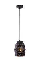 Lustre Pendente Cozinha Balcão Bancada Faces Preto Decoração Estilo Moderno Bivolt