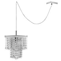 Lustre Pendente Cristal Acrilico Marrycrilic Com Deslocador