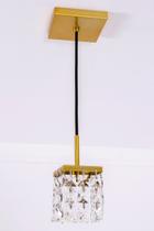 Lustre Pendente Cristal Egípcio Importado Quadrado 448