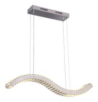 Lustre Pendente Cristal Legitimo Moderno Led 30w Luz 3em1 - LED+ Lustre Pendente Cristal Legitimo Moderno Led 30w Luz 3em1 - LED+