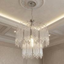 Lustre Pendente Cristal Vidro Cromado Sala Quarto Bivolt Lustre Pendente Cristal Vidro Cromado Sala Quarto Bivolt