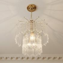 Lustre Pendente Cristal Vidro Dourado Sala Quarto Bivolt Lustre Pendente Cristal Vidro Dourado Sala Quarto Bivolt