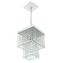 Lustre Pendente De Cristal Acrilico Marrycrilic Escovado