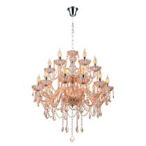 Lustre Pendente de Cristal Candelabro Maria Tereza Nice 18 lâmpadas E14 Bivolt Lustre Pendente de Cristal Candelabro Maria Tereza Nice 18 lâmpadas E14 Bivolt