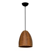Lustre Pendente De Junco Modelo Sino - Cor Areia - Ideal Para Chacara / Sitio Lustre Pendente De Junco Modelo Sino - Cor Areia - Ideal Para Chacara / Sitio