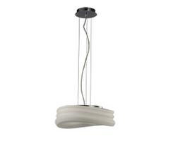Lustre Pendente De Vidro 37cm