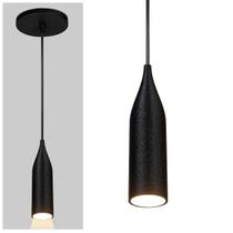 Lustre Pendente Decorativo Design 3D - ABS174 - PRETO Lustre Pendente Decorativo Design 3D - ABS174 - PRETO