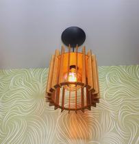 Lustre pendente decorativo sala, corredor, quarto 22x22 Fábrica de Utilidades