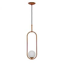 Lustre Pendente Drop Classic Com Globo - Cobre
