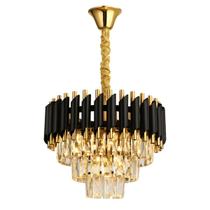 Lustre Pendente Dubai Cristal Legítimo K9 Inox Linha Premium Lustre Pendente Dubai Cristal Legítimo K9 Inox Linha Premium