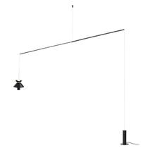 Lustre Pendente em Aço Aluminio e Acrilico Cordel Bella Iluminação