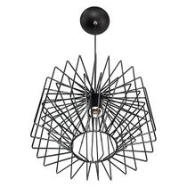 Lustre Pendente Esfera Kuhi Prisma Preto Sala Quarto Lustre Pendente Esfera Kuhi Prisma Preto Sala Quarto