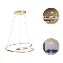 Lustre Pendente Filetto Led 3000K Moderno Aliança Luz Direta Lustre Pendente Filetto Led 3000K Moderno Aliança Luz Direta