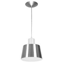 Lustre Pendente Florença De Alumínio Escovado