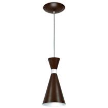 Lustre Pendente Flórida De Alumínio Tabaco
