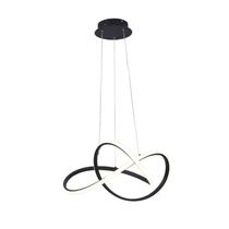 Lustre Pendente Fluire 1x30W 3000K 1500 Lúmens SB001B Bella Iluminação Lustre Pendente Fluire 1x30W 3000K 1500 Lúmens SB001B Bella Iluminação