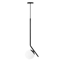 Lustre pendente globo 15 jabuticaba oslo preto fosco bf fl