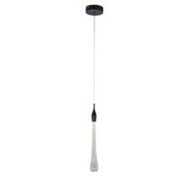 Lustre Pendente Gota Preto 3W 3000K Bivolt Domum