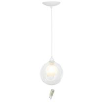 Lustre Pendente Harmony Bolinha Branco + Lampada G9 6000k