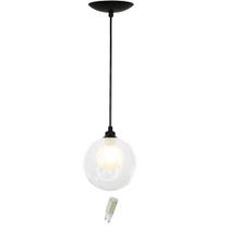 Lustre Pendente Harmony Bolinha Preto + Lampada G9 6000k