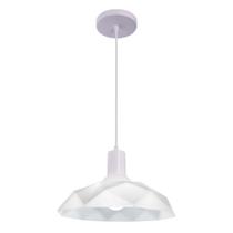 Lustre Pendente Ideal Para Quarto Sala Cozinha Balcão Praia Não Enferruja Sides M3 Branco Bivolt