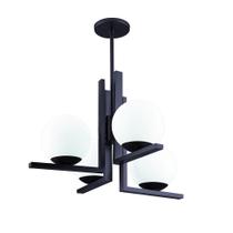 Lustre Pendente Industrial Vidro Leitoso Havana 04 Lâmpadas Lustre Pendente Industrial Vidro Leitoso Havana 04 Lâmpadas