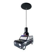 Lustre Pendente infantil Carro de Policia