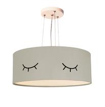 Lustre Pendente Infantil Olhinho Cúpula 50x15 3E27