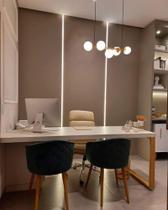 Lustre Pendente Jabuticaba 5 Globos Sala / Escritório Bivolt Lustre Pendente Jabuticaba 5 Globos Sala / Escritório Bivolt