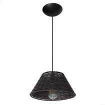 Lustre Pendente Junco Cone Tabaco