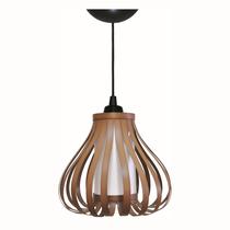 Lustre Pendente Junco Pear Fibras Sintéticas Bivolt Moderno
